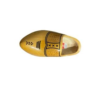 VZ Wooden Shoe Clog Size Euro 27-28 Hand Painted Wood Wear or Decorative